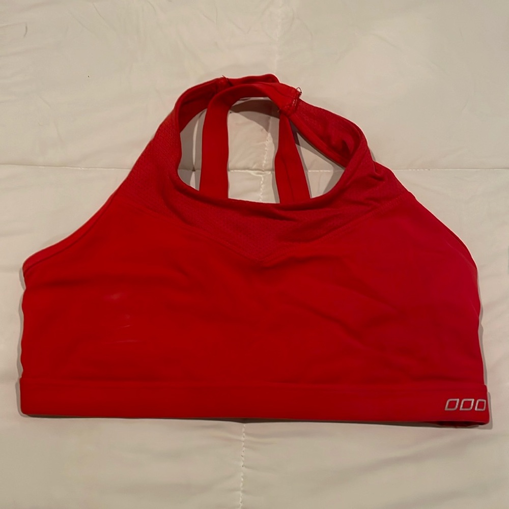 Lorna Jane Size Medium red sports bra